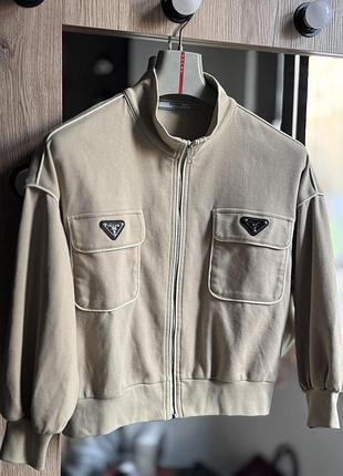 Дитяча бежева куртка, кофта, кардиган prada на 140 см😍