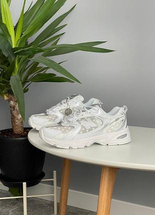 New balance 530 silver polka dots grey