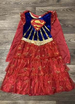 Карнавальний костюм супергерл супер дівчина