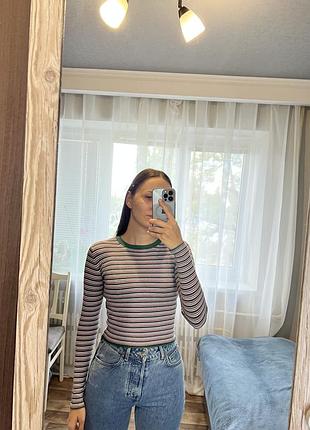 Тонкий жіночий яскравий светрик pull&bear