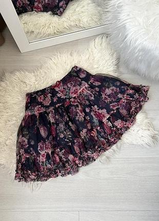 Пишна шифонова спідниця-пачка