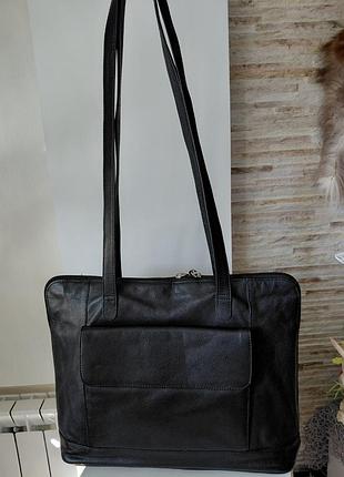 Кожаная сумка для деловых людей