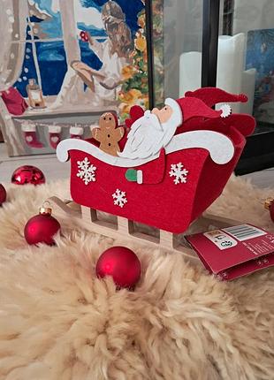 Санки из фетра
