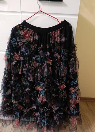 Спідничка шифонова