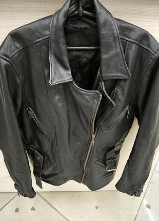 Винтажная косуха кожа удлиненная р м