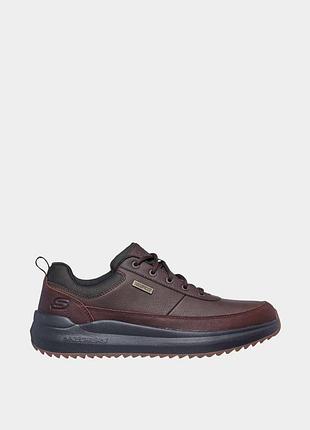 Оригинальные мужские кроссовки skechers / коричневые кроссовки скечерс