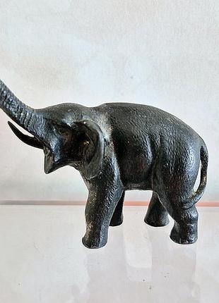 Статуетка слон металева тяжка касли