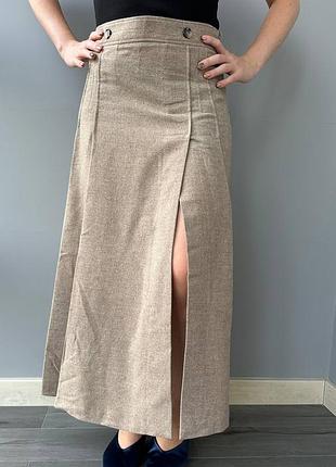 Шерстяная юбка zara