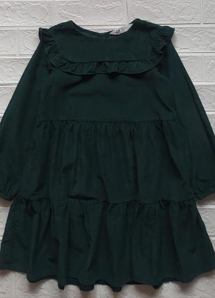 Стильное вельветовое платье