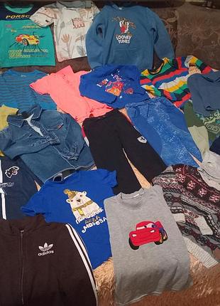 Детские вещи одним лотом штаны кофты футболки