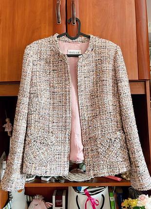 Жіночий твідовий піджак 53% шерсть