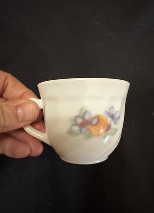 Чашка для кофе arcopal опаловое стекло франция винтаж