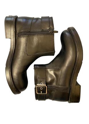 Женские кожаные ботинки karl lagerfeld original p 35