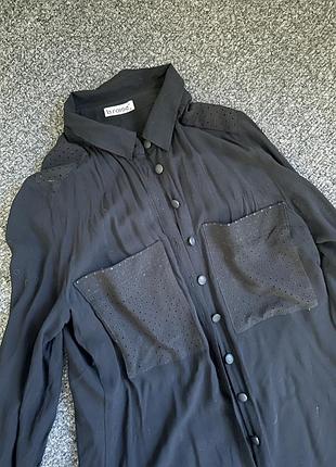 Жіноча чорна сорочка xs/34