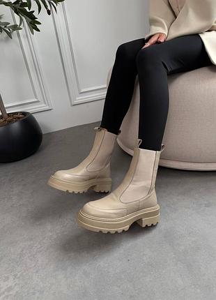 Ботинки челси зимние