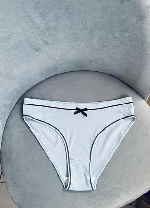 Жіночі базові трусики сліпи блакитні