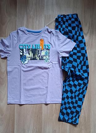 Пижама футболка + штаны primark на мальчика р.140, 9-10 лет, 15140