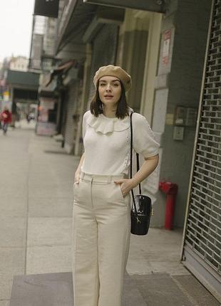 В'язаний топ з коміром