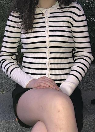 Кофта кофтинка светр у смужку