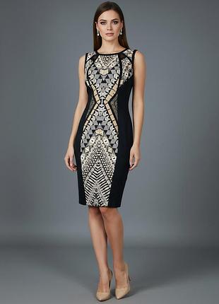 Mark & spencer чорна сукня по фігурі, міді, вечірня