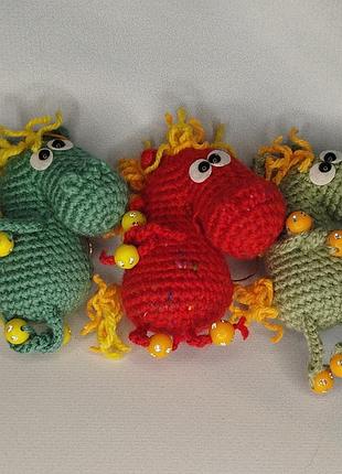 Лошадка гога вязаная игрушка лошадь конь