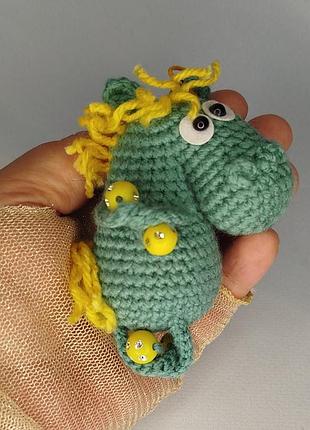 Лошадка гога вязаная игрушка лошадь конь
