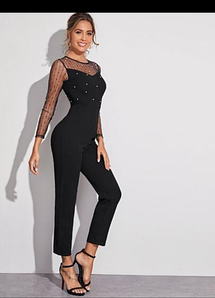 Праздничный костюм / комбинезон с жемчугом