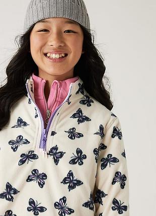 Флисовая кофта в бабочки