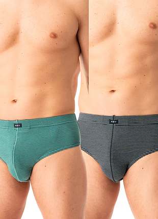 Мужские трусы слипы key набор 2 штуки