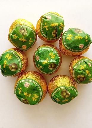 Чай шу пуэр в мандарине (зеленая марка) 50 г