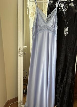 Секня в білизняному стилі максі довга