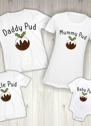 Фп006373	футболки фэмили лук family look для всей семьи "pud" push it