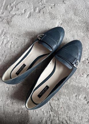 Шкіряні балетки autograph (лофери)