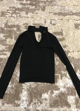 Кофтинка з декольте, лонгслів