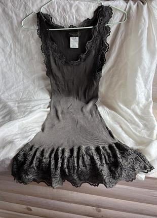 Шовкова ночнушка комбінація rosemunde copenhagen