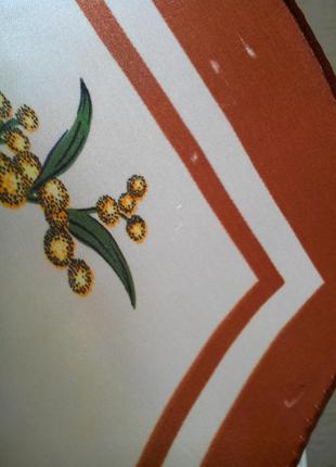 Wattle australia подписной платок  ( золотая акация)8 фото
