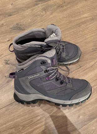 Трекінгові черевики quechua forclaz 500 l grey