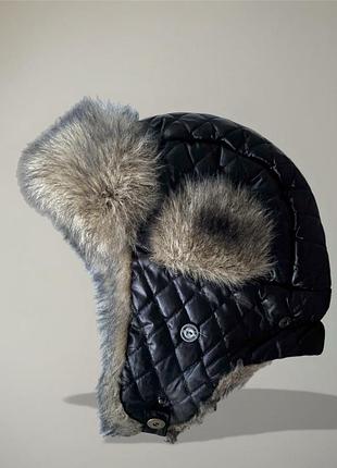Зимова шапка вушанка dembohouse. 54/56р. вік 5-11 років