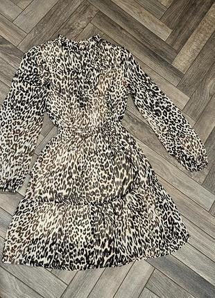Сукня шовк тигрова
