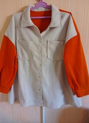 Тепла сорочка пог 74 см