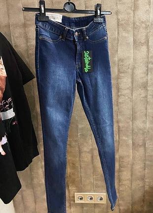 Джинси сині супер скіни cheap monday