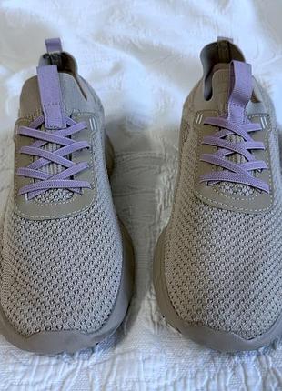 Up2fashion женские бежевые кроссовки на каждый день нитевичка