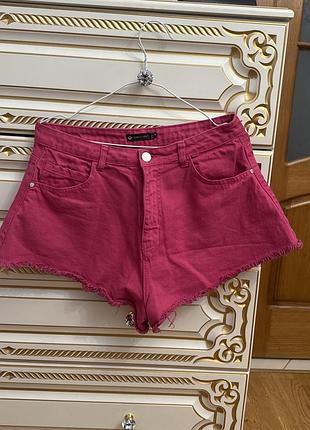 Шорти джинсові рожеві, m-l