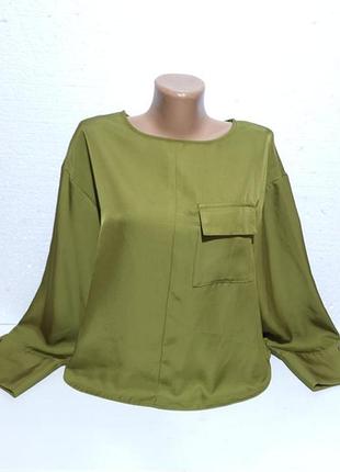 Блуза,плотная ткань.