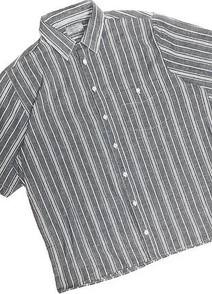 Неймовірна чоловіча сорочка в полоску,преміум котон