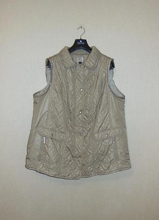 Супербат!! жилет/безрукавка стеганая жен. tcm tchibo (немежность) большой размер