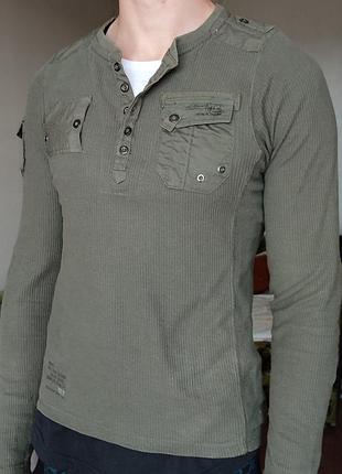 🔥лонгслив next в милитаре стайл р.xs