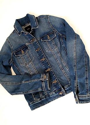Женская джинсовая куртка бомбер next, размер s