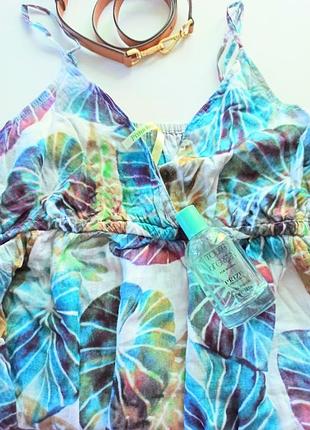 ✨очень красивый сарафан платье  хлопок марлевка pistachio бренд