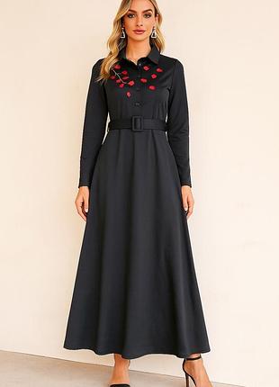 Плаття міді чорне